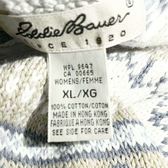 EDDIE BAUER SHORT SLEEVE SWEATER - Picture 5 of 7